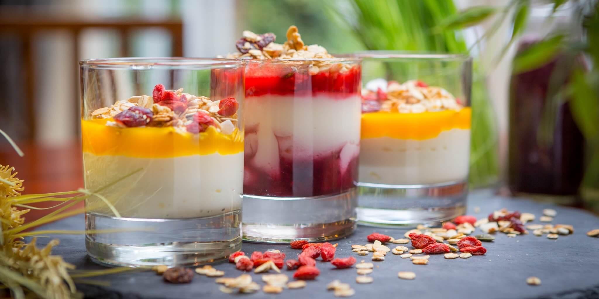 Clayton Hotel Dublin Airport Coolock Bagian luar foto Yoghurt with granola and dried fruits