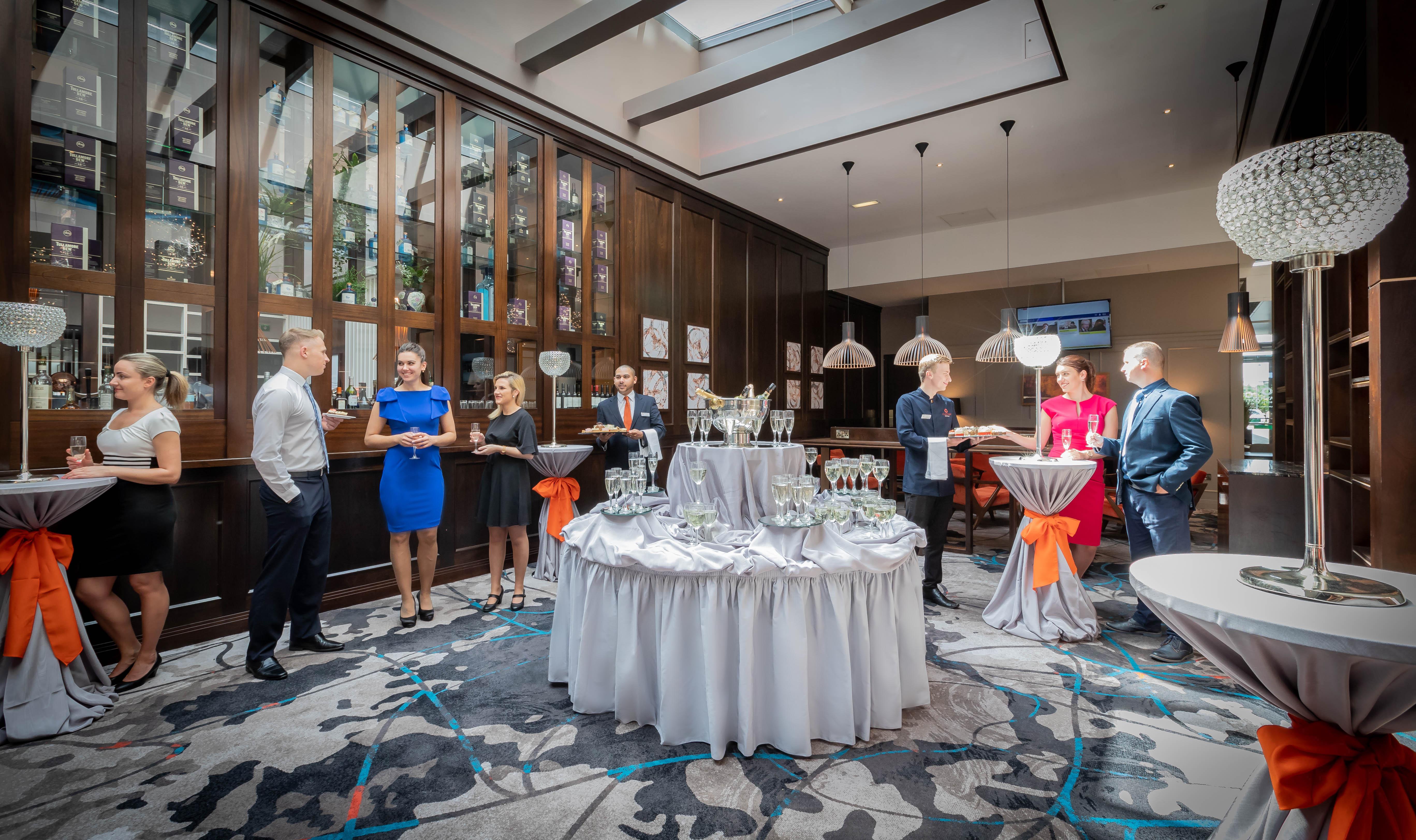 Clayton Hotel Dublin Airport Coolock Bagian luar foto Reception at the hotel