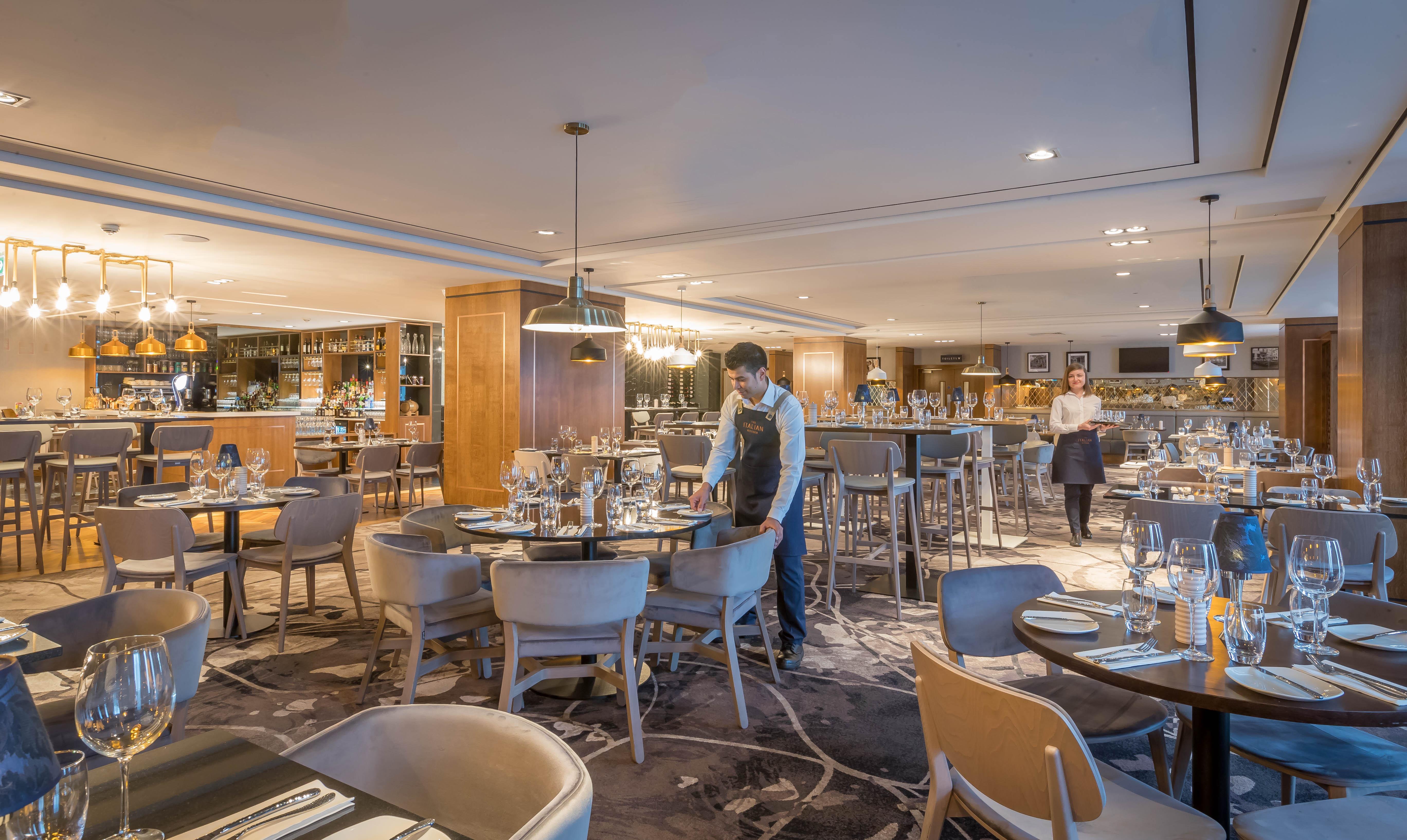Clayton Hotel Dublin Airport Coolock Restoran foto Italian restaurant in Dublin